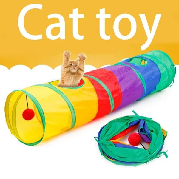 foldable Cat Tunnel Toy