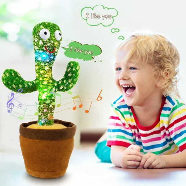 Dancing Talking Cactus Cat Toy - Image 4