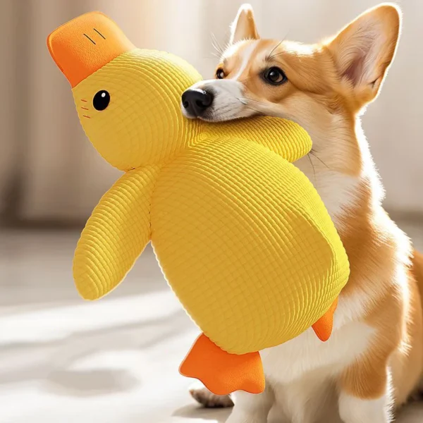 Plush Duck Dog Toy - Image 2