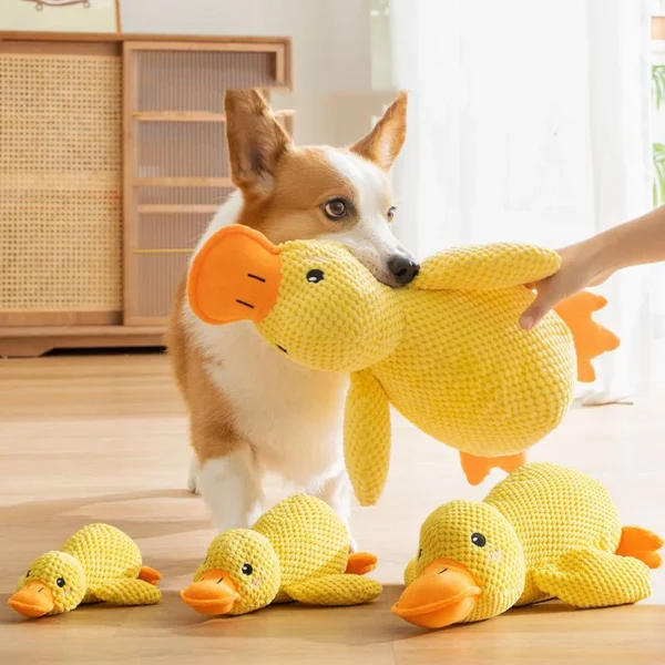 Plush Duck Dog Toy - Image 4