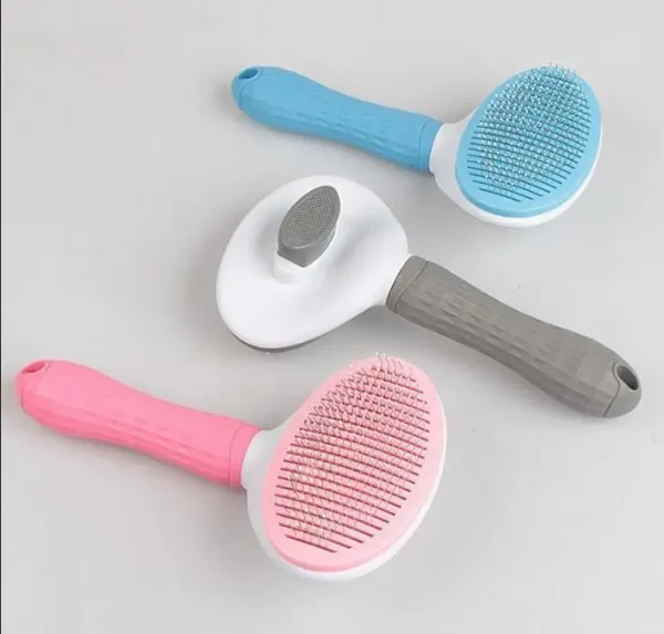 Stainless Steel Pet Grooming Comb - Image 3